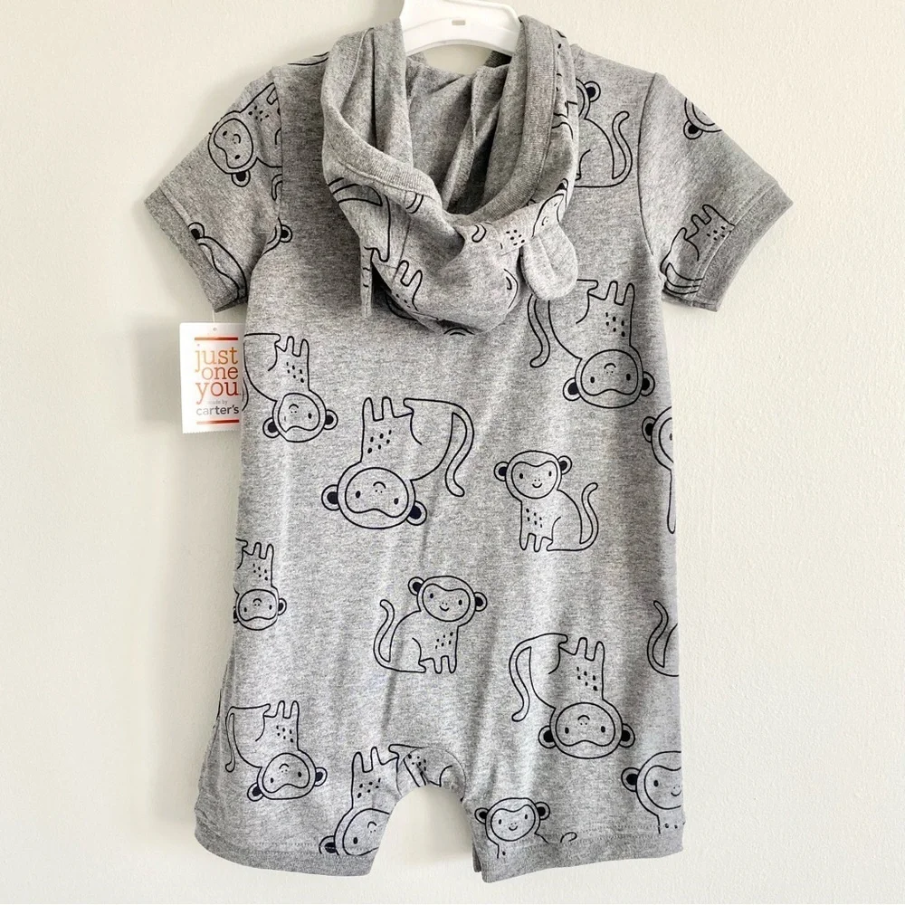 Carter’s Monkey Hooded Romper